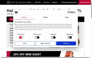 Fantastic Sams Cut & Color website