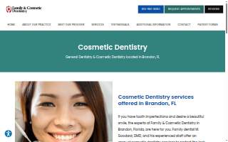 Family & Cosmetic Dentistry website