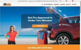 OKCarz Bradenton of Bayshore Gardens website