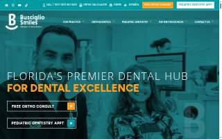 Busciglio Smiles Orthodontics & Pediatric Dentistry website