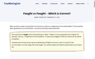 FAUGHT & FAUGHT, P.A. website