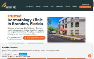 Suncoast Skin Solutions of Brandon website