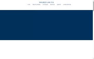 Yakubov Law, P.A. website