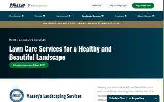 Massey Services GreenUP Lawn Care Service of Brooksville website