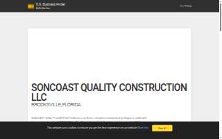 SonCoast Quality Construction, LLC website