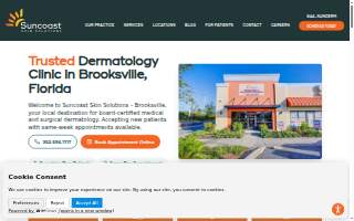 Suncoast Skin Solutions of Brooksville website