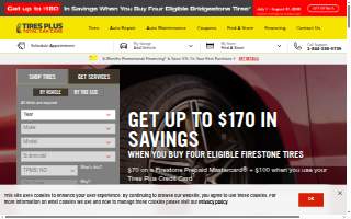 Tires Plus of Coconut Creek website
