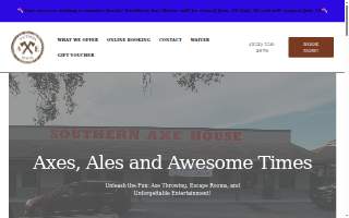 Southern Axe House website