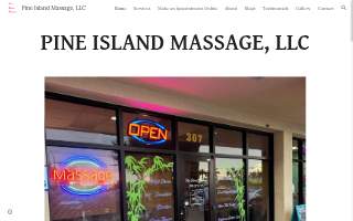 Pine Island Massage, LLC website