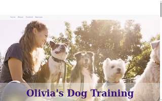 Olivia's Dog Training & More of Buenaventura Lakes website