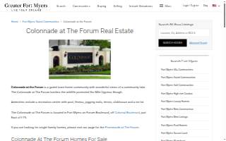 The Colonnade at Northdale website