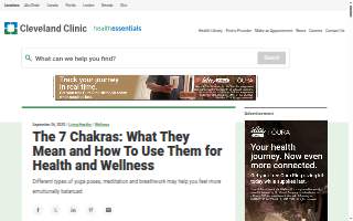 Chakra Challenge Yoga & Holistic Wellness website