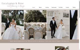 Eucalyptus & Rose - Event Planning website