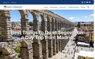 Segovia's Flowers website