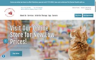 Citrus Park Animal, Bird & Exotics Hospital website
