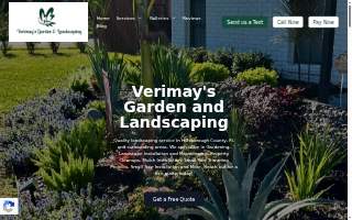 Verimay's Garden and Landscaping website