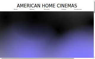American Home Cinemas website