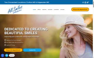 All Smiles Orthodontics website