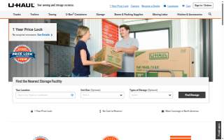 Self-Storage at U-Haul of Citrus Park website