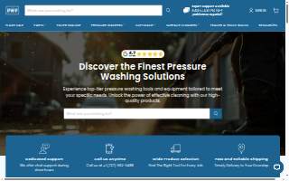 Pressure Washer Products website