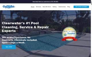 Dog Days Pools - Pool Cleaning Clearwater and Safety Harbor website
