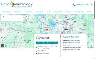 Florida Dermatology and Skin Cancer Centers website