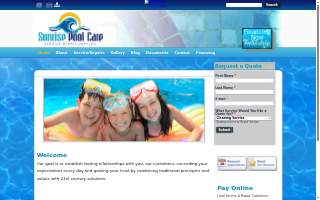 Sunrise Pool Care website