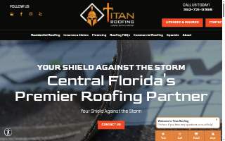 Titan Roofing website