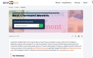 Best USA Movers Orlando website