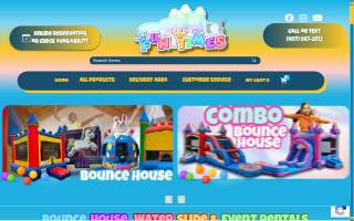 Fun Times Bounce House & Party Supply Rentals of Leesburg website