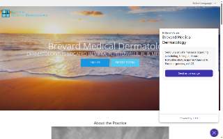 Brevard Medical Dermatology website