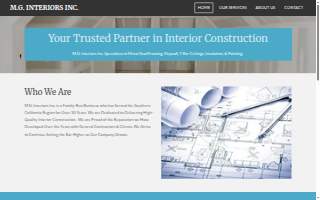 MG Interiors website
