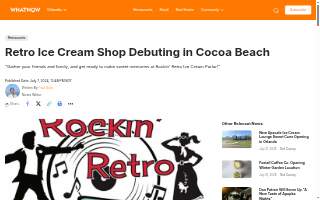 Rockin’ Retro Ice Cream Parlor website