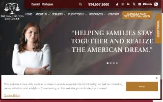 360 Immigration Law Group website