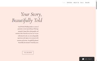 South Florida Wedding Studio website