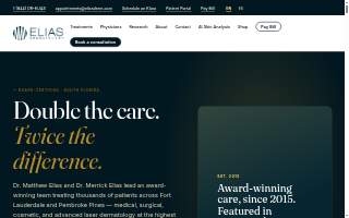 Elias Dermatology website