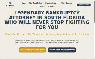 Law Office of Mark S. Roher website