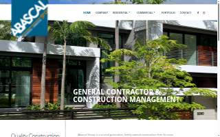 Abascal Group, Inc. Residential + Commercial Construction website