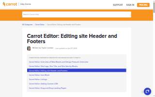 Carrot Express website