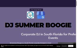 DJ Summer Boogie website