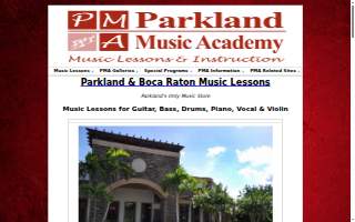 Parkland International Music Academy website