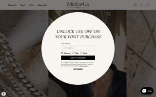 Miabella Wellness & Spa website
