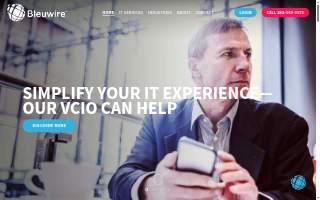Bleuwire IT Services website