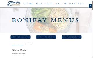 Bonifay - Country Club Restaurant website