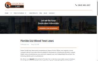 Golburgh Law website