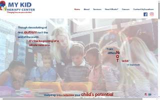 My Kid Therapy Center website