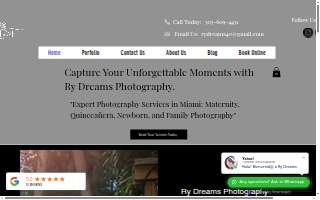 RY DREAMS PHOTOGRAPHY website