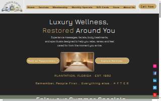 Contour Day Spa website
