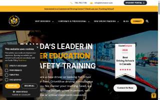 Drive Wise Driving School website
