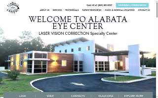 Alabata Eye Center website
